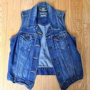 Vintage 90’s Levi's Blue Denim Vest